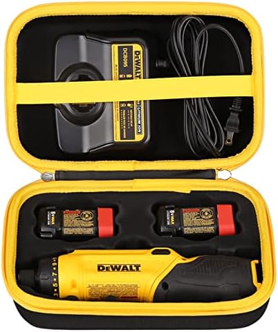 Hard Carrying Case Fits for DEWALT DCF682N1 / DCF680N2 8V MAX Cordless Screwdriver Kit, Gyroscopic, Case Only