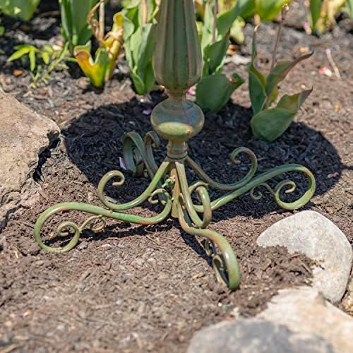 Zaer Ltd. Pedestal Style Birdbath (Blue)