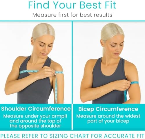 Vive Shoulder Brace for Women & Men - Injury Recovery Compression Support