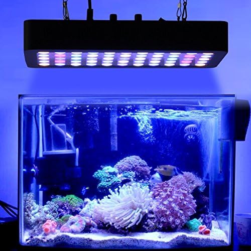 ARKNOAH LED Aquarium Light 165W, Full Spectrum Dimmable | Adjustable Brightness 10-100% for Fresh and Saltwater Tanks