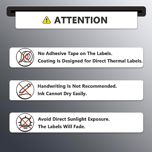 BETCKEY - 4" x 6.5" (102 mm x 165 mm) Large Shipping Labels & Multipurpose Compatible with Zebra & Rollo Label Printer,Premium Adhesive & Perforated [10 Rolls, 2500 Labels]