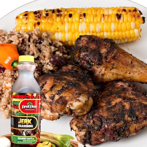 Spur Tree Jamaican Jerk Seasoning, 35 Oz | Authentic Caribbean, Jerk Sauce, All-Natural and Fresh Ingredients