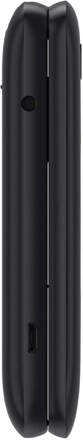 Alcatel GO FLIP 3 Black 4GB 4052W (GSM Unlocked) Flip Phone - For Senior Easy Use (Renewed)