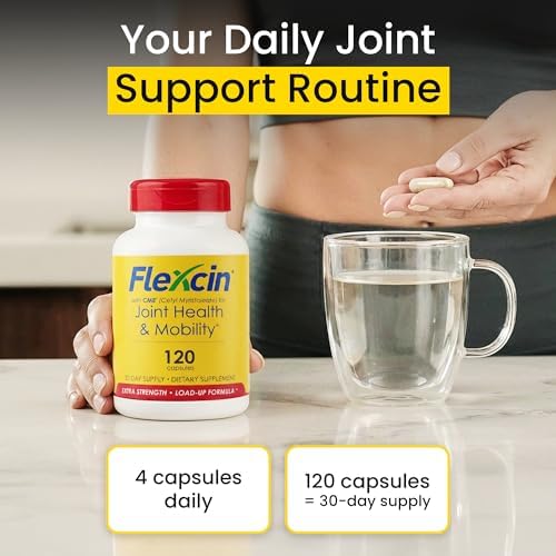 Extra Strength Joint Formula with CM8 (Cetyl Myristoleate) - Joint Supplements for Men and Women with Glucosamine, MSM, Collagen Type II - 120 Capsules