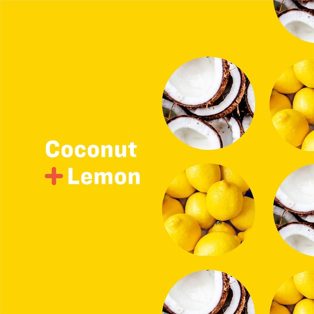 Everyone 3-in-1 Soap Body Wash Bubble Bath Shampoo Coconut Lemon 32oz 2pk | Natural essential oil formula | body wash | shampoo | bubble bath in one | coconut lemon scent | bulk value 2-pack
