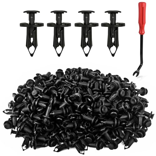 UNIGT 150pcs ATV UTV Body Fastener Rivets Push Pins 8mm