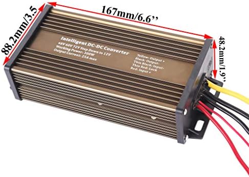 Pro Chaser DC-DC 72V 60V 48V Volt Voltage to 12V Step Down Voltage | Voltage Reducer Regulator 10A 15A 20A 25A 30A 35A for Scooters Bicycles & Golf Carts