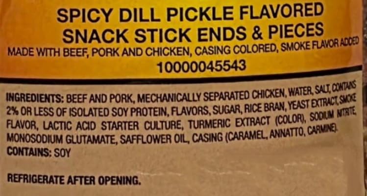 Sugar River Meat Snack Links Sticks Ends & Pieces, 2lbs (Original Snack Stick, NOT vacuum sealed)
