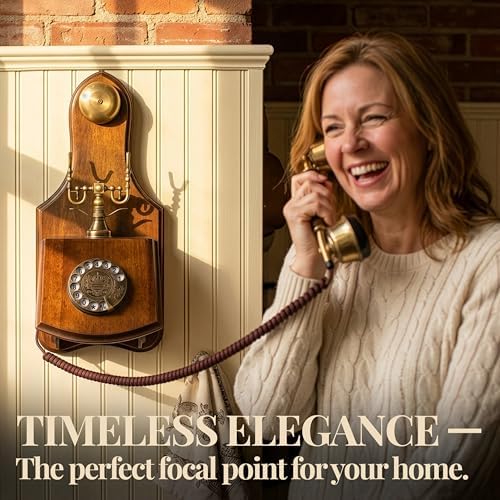 Opis Technology 1921 Cable Model C — A Real-Wood Candlestick Rotary Phone, Fully Working on Modern Home Phone Lines.