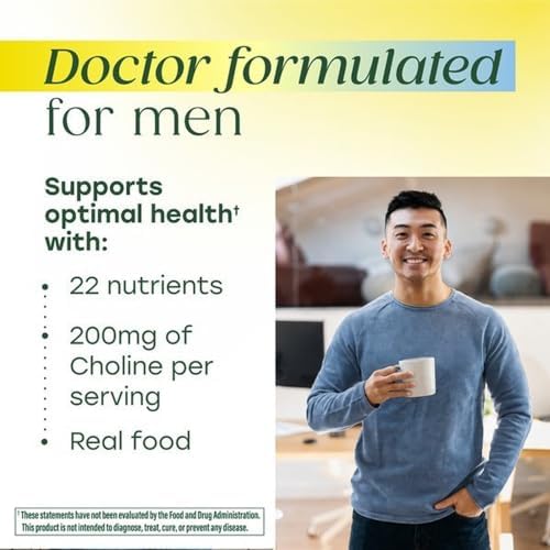 MegaFood Advanced Multivitamin for Men, Doctor Formulated, 120 Tablets | Immune Support, Cellular Energy, Heart & Brain Health, Choline, Methylfolate, Vitamin C, D3, Zinc, Vegetarian, 60 Servings
