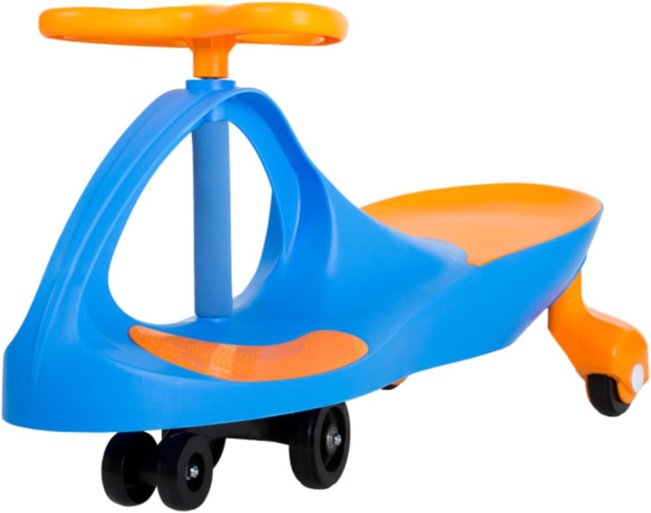 Wiggle Car Ride On Toy - No Batteries, Gears or Pedals - Twist, Swivel, Go - Outdoor Ride Ons for Kids 3 Years and Up by Lil' Rider (Hot Pink and Black)