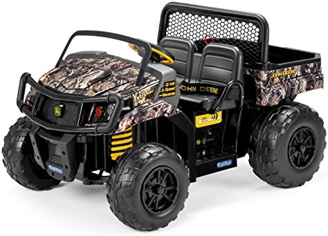 Peg Perego John Deere Gator XUV Realtree Camo Extra-Large 12 Volt Ride-on, Durable Design for Kids 3-8