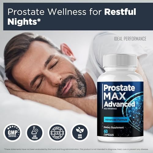 Prostate Max Supplement, Prostate Max Advanced Capsules for Men - Maximum Strength for Daily Wellness & Comfort, All Natural