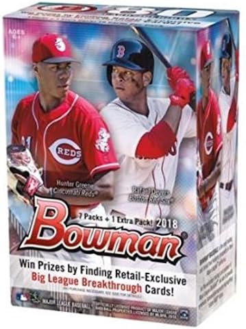 2018 Bowman Baseball Blaster Box (8 Packs/10 Cards - Possible Autographs)