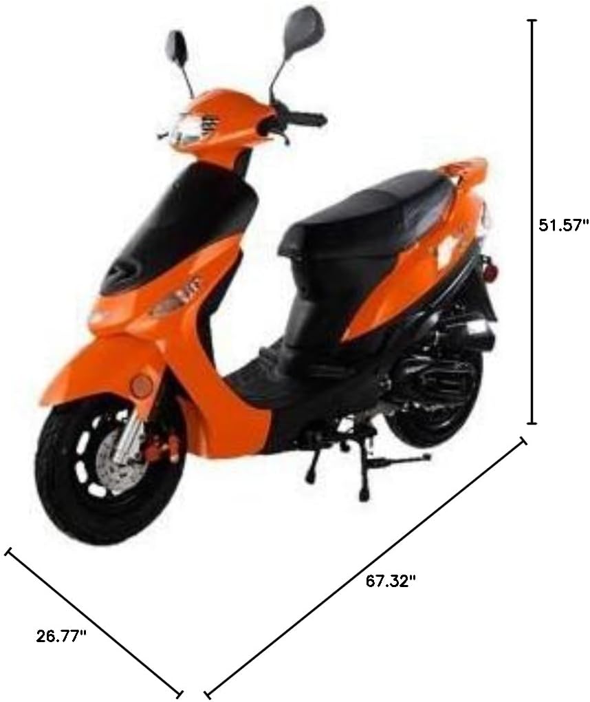Taotao ATM50A1 50cc Scooter Orange