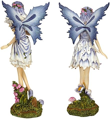 Design Toscano Fairy of Hopes and Dreams Garden Statue by Artist Cecelia 11"Wx11"Dx22"