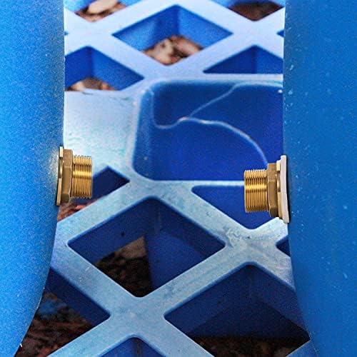 2PCS Rain Barrel Hose Connector, Rain Barrel Overflow Linking Kit