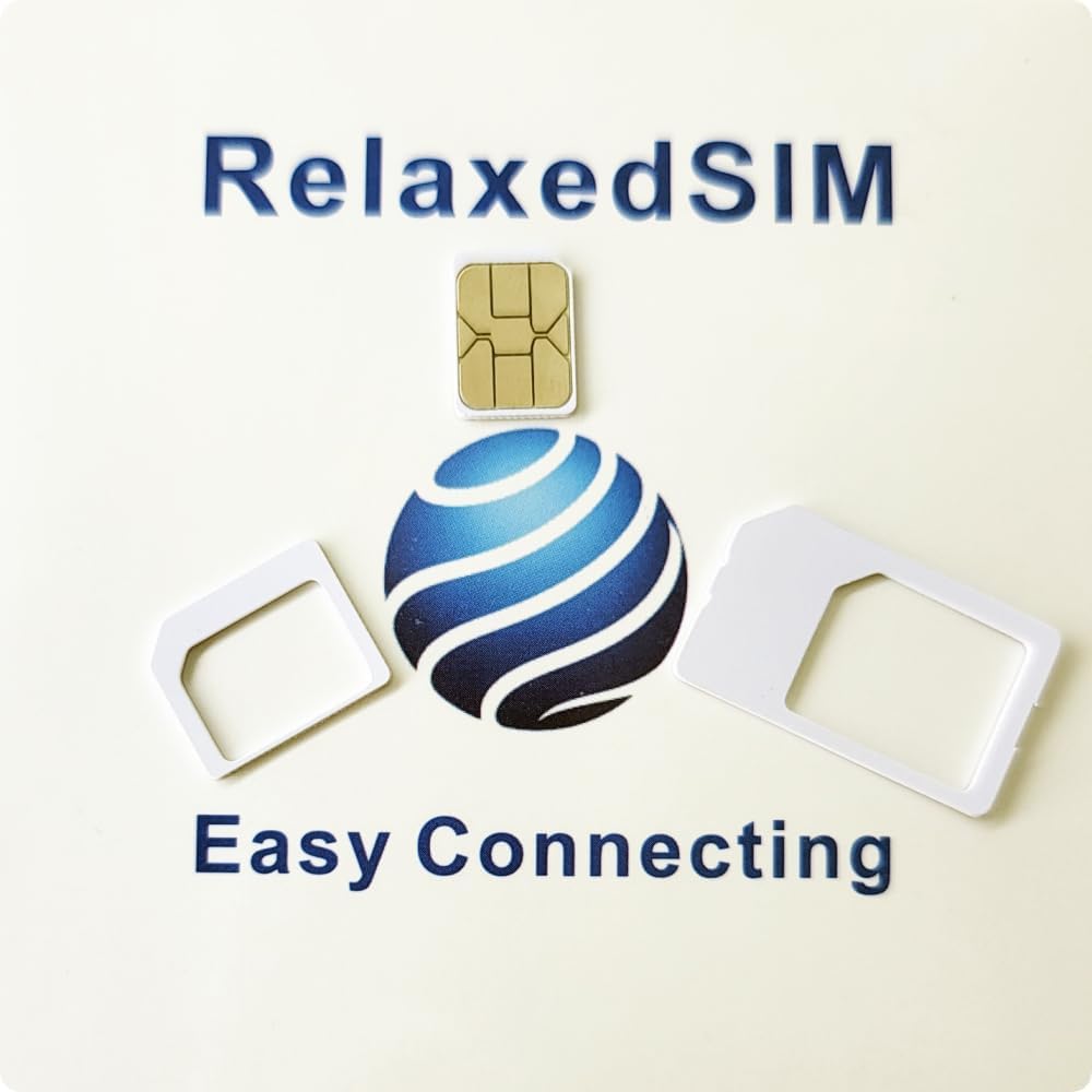 Data Only Sim Card No Activation, Prepaid Data Plan 24GB 360-Day USA Triple Network (AT&T/T-Mobile/Verizon) 4G Unlocked for Hunting & Trail Cameras,Portable Hotspot,IoT & Security Cameras – RelaxedSIM