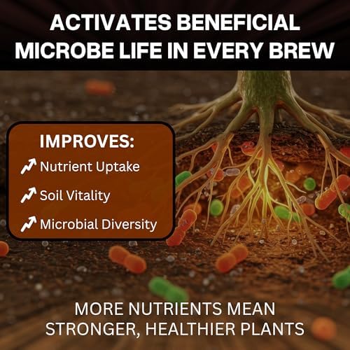 Xtreme Gardening Xtreme Tea Brews – Compost Tea Kit, 2-Pack 80g Pouches, Each Brews 5 Gallons, Bloom Booster & Yield Booster with Worm Castings & Microbe Food Pack, Works with Any Fertilizer Program