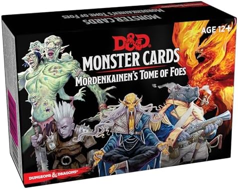 Dungeons & Dragons Spellbook Cards: Mordenkainen's Tome of Foes (Monster Cards, D&D Accessory)