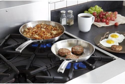 Calphalon Classic Stainless Steel Cookware, Fry Pan, 2-piece