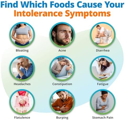 5Strands Food Intolerance Test, Accurate Hair Analysis, 800 Items Tested, at Home Food Sensitivity Test Kit for Adults & Kids, Gut Health Test