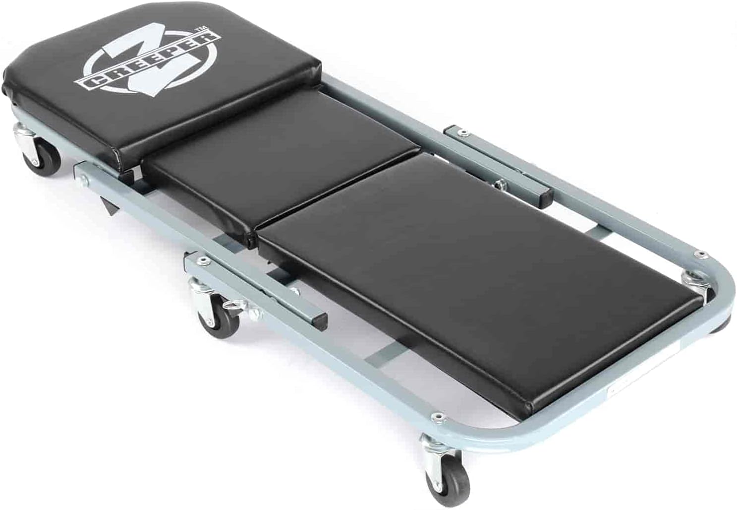 JEGS 2-in-1 Folding Creeper & Z-Seat | 2-in-1 Folding Creeper & Z-Seat for supporting the driver or passenger in the vehicle; steel construction