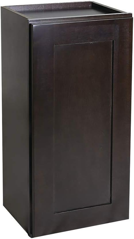 Design House Brookings Kitchen Wall Cabinet, 12", White | Adjustable Shelves, Adjustable Hinges, Wall Mount, Contemporary/Modern, Wood, Kitchen, 561530