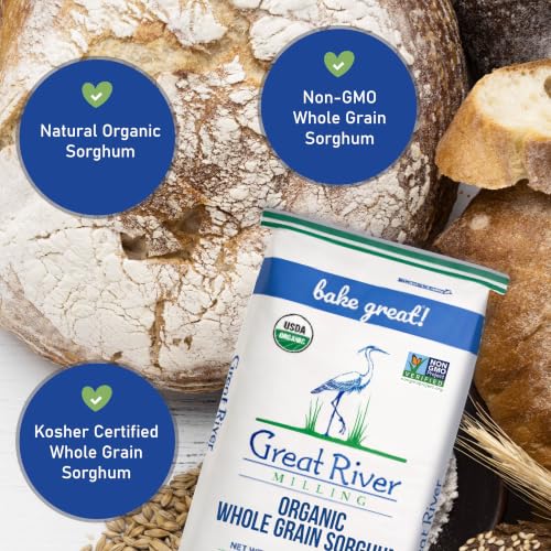 Great River Milling Whole Grain Sorghum, 25 lb