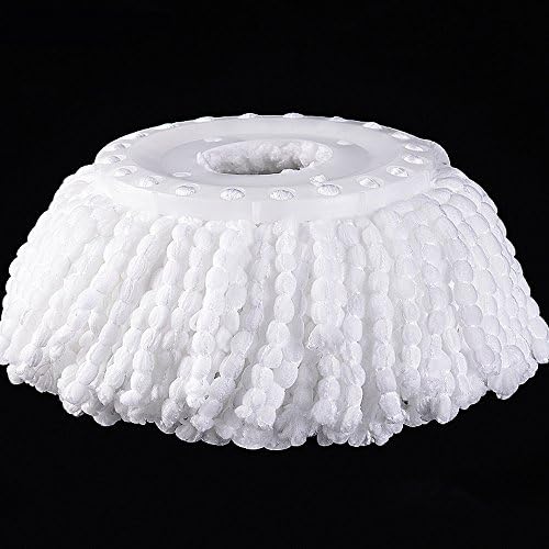 3 Pack Mop Head Replacement Spin Mop Replacement Head Microfiber Spin Mop Refills Easy Cleaning Round Shape Standard Size