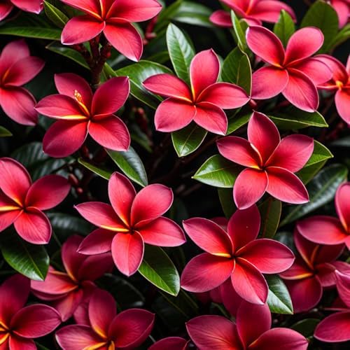Red Hawaiian Plumeria Cuttings 4 Pk – 11-Inch Unrooted Stem from Big Island Hawaii – Easy to Root, Fragrant Tropical Blooms – for Gardens