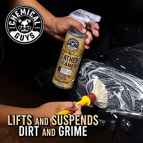 Chemical Guys, Leather Cleaner & Conditioner Kit for Cars & Home, 2 x 16 oz | Two-step kit cleans then conditions seats, furniture, bags and boots, pH-balanced for natural and sealed leather