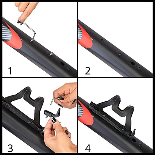 N+1 Lightweight Bicycle Bottle Holder | Side Load Bike Water Bottle Cage for Road Bikes and Mountain Bikes