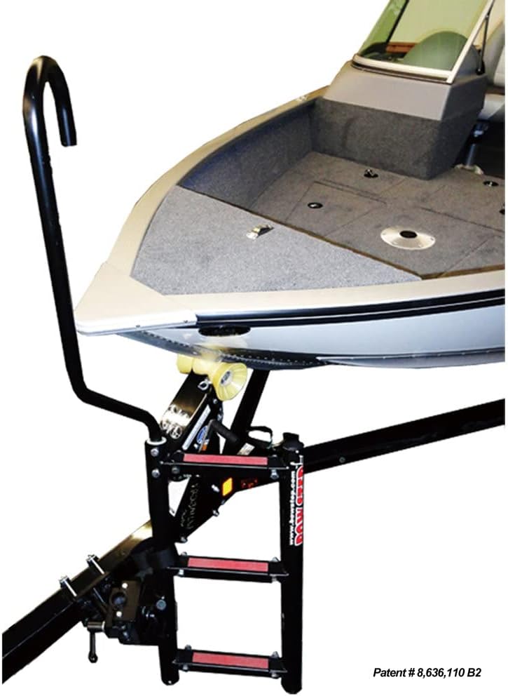Quality Mark 28801 Bow Step - 3-Step, Starboard , Black