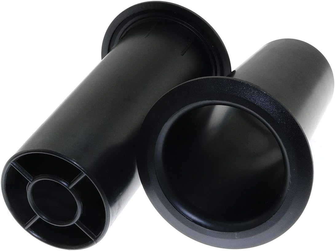 MEETOOT 2pcs Speaker Pilot Hole Outlet 50x120mm Speaker Cabinet Port Tube for Speaker Cabinet, Portable Speaker, Home Speaker or Car Speaker