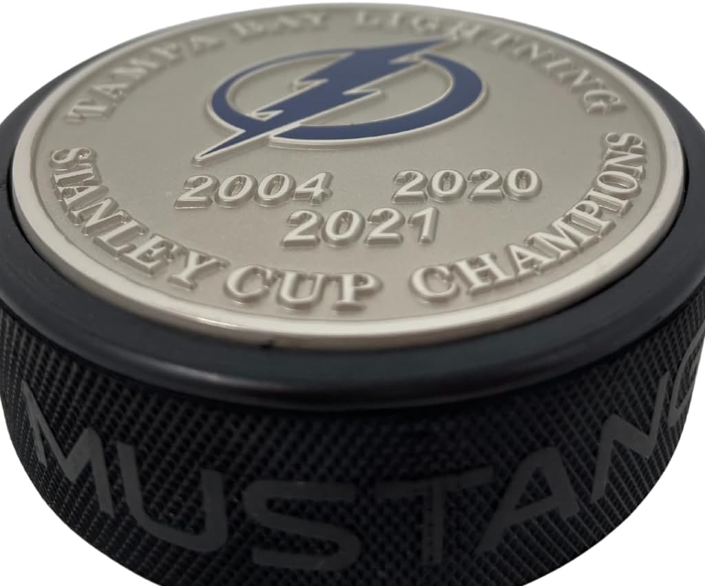 Sports Decor Stanley Cup Years Gold Medallion Puck