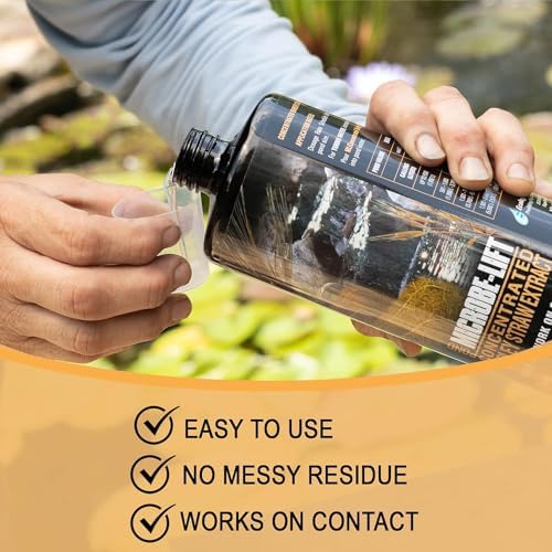 Microbe-Lift Concentrated Barley Straw Extract Conditioner for Ponds – 1 Gallon – Safe for Koi Fish, Plants & Decorations – Natural Pond Conditioner, Cost-Efficient & Organic Solution