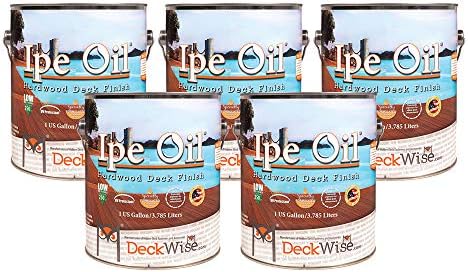 Ipe Oil Hardwood Deck Semi-Transparent 250 VOC Natural Finish (Pack of 2, 1-Gallon Each)