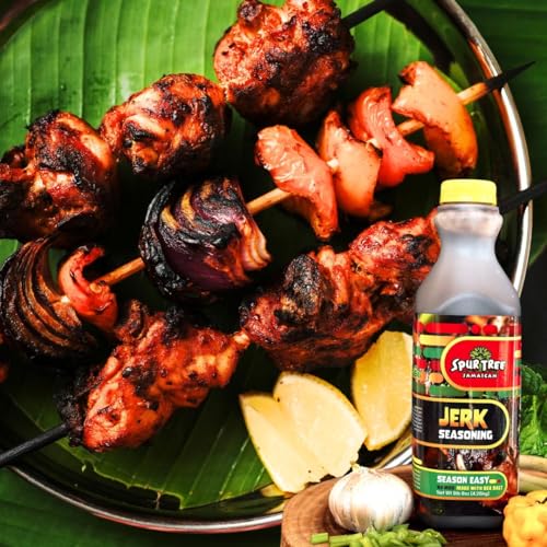 Spur Tree Jamaican Jerk Seasoning, 35 Oz | Authentic Caribbean, Jerk Sauce, All-Natural and Fresh Ingredients