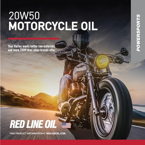 Red Line 42504 20W50 Motorcycle Oil Synthetic - Quart