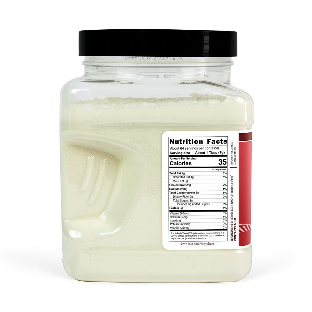 Whole Milk Powder by Hoosier Hill Farm, 1 Pound (Pack of 1)