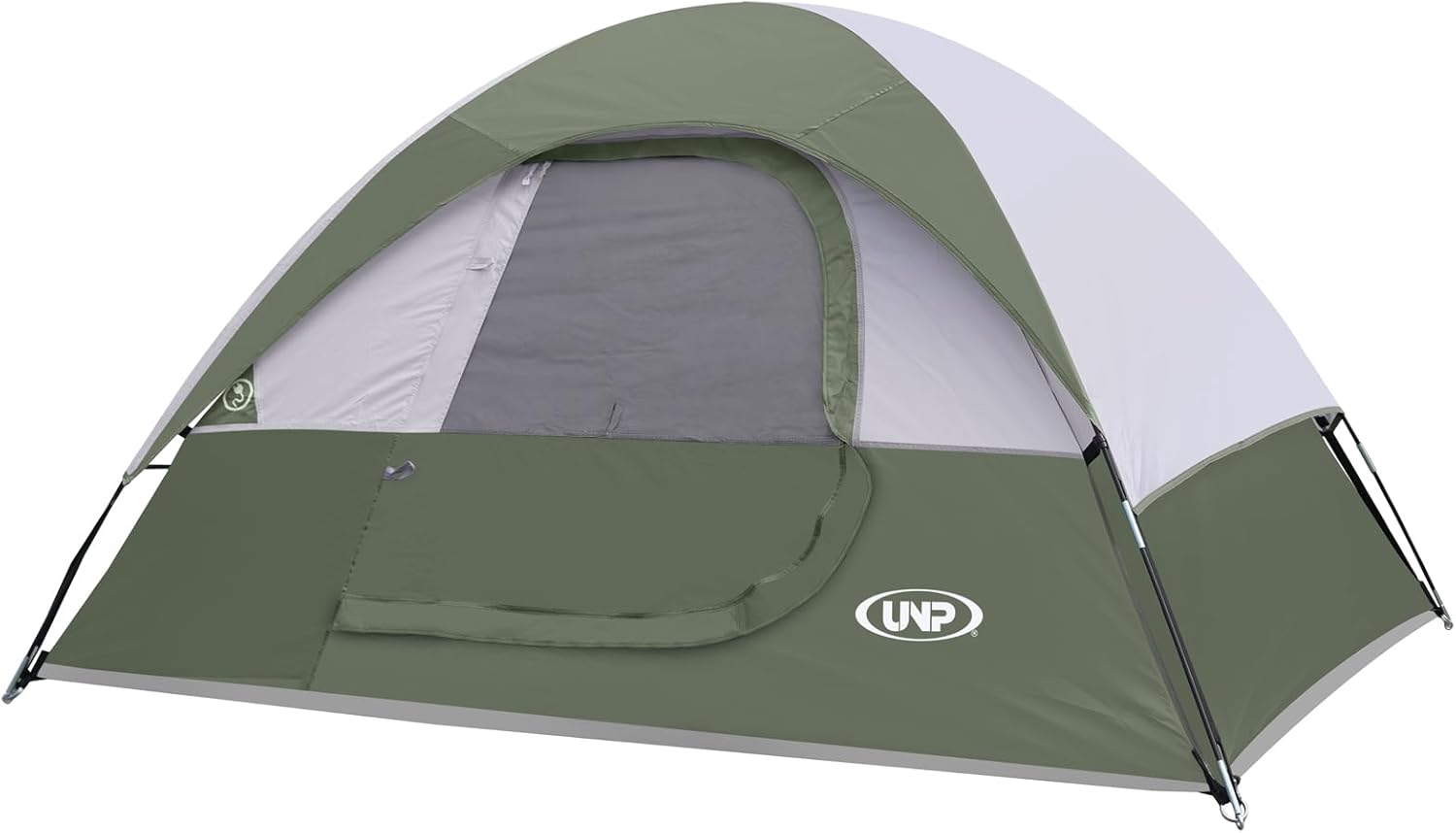 Camping Tent 2-4 Person, Waterproof Windproof Tent with Rainfly Easy Set up-Portable Dome Tents for Camping…