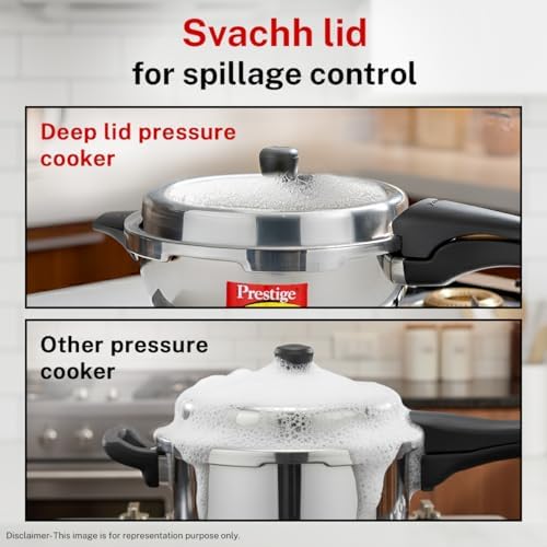 Prestige PRASVSP PRESSURE COOKER, Senior Pan 4L, SILVER
