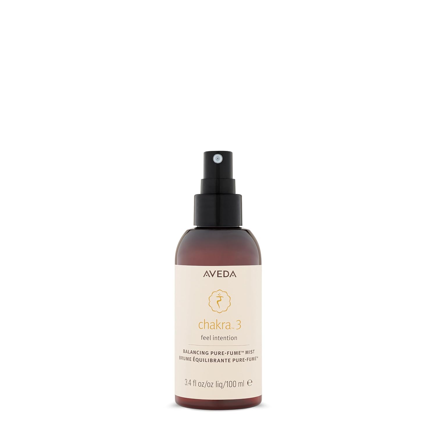 Aveda Chakra 3 Balancing Pure-Fume Mist: Intention | Body & Room Spray | Balances Power Chakra | With Certified Organic Lavender, Lemon, Fir Balsam