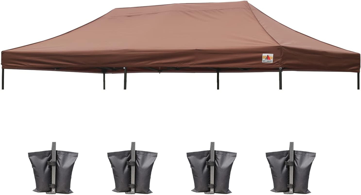 ABCCANOPY Replacement Canopy Top for Pop Up Canopy Tent 10x10 White