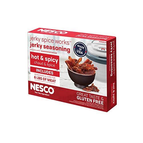 Nesco BJH-3, Jerky Spice Works, Hot-N-Spicy Flavor, 3Count, Green, 6.9 Ounce (Pack of 1), (BJH-6)