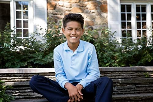 French Toast Boys' Adjustable Waist Relaxed Fit Twill Pant | school uniform pants, no need to iron, double knees for durability, typically fit boys ages 2-14
