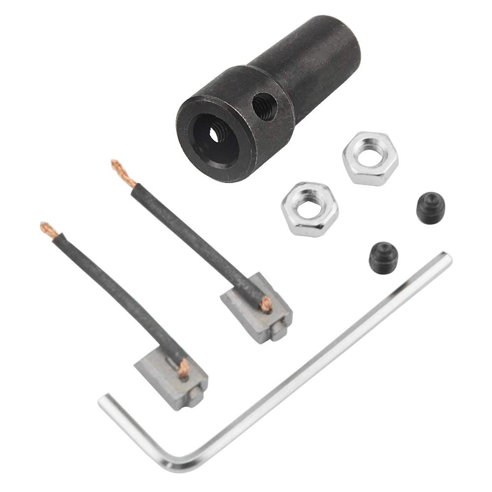 WMYCONGCONG DC Motor 12/24V 30W High Speed CW/CCW Permanent Magnet Motor (12V DC 3500RPM) and 37mm Dia Mounting Bracket Holder w/ 6mm Hex Coupling