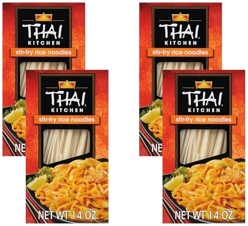 Thai Kitchen Gluten Free Stir Fry Rice Noodles, 14 oz (Pack of 6)