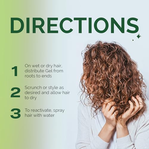 Curl Keeper Ultimate Hold Hair Gel for Curly Hair, 8 Fl Oz - Frizz-Free Hair Styling Gel for Men & Women - Light-Weight Formula Holds Curls with No Product Build Up - Wavy & Curly Hair Products